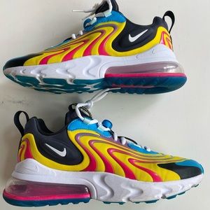NIKE AIR MAX 270 REACT ENG (YELLOW / BLUE / PINK)